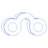Circle Curve Bicular Line Element from Volumetric Shapes Set