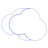 Cloud Line 3 Element from Volumetric Shapes Set