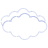 Cloud Line 4 Element from Volumetric Shapes Set