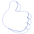 Hand 2 Line Element from Volumetric Shapes Set