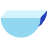 Circle Half Down Shade Element from Volumetric Shapes Set