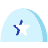 Circle Half Star Shade Element from Volumetric Shapes Set