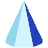 Cone Oval Shade Element from Volumetric Shapes Set
