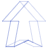 Arrow Wireframe Element from Volumetric Shapes Set
