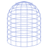 Cage Wireframe Element from Volumetric Shapes Set