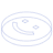 Circle Smile Wireframe Element from Volumetric Shapes Set