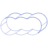 Circle Triple Wireframe Element from Volumetric Shapes Set