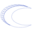 Crescent Moon Wireframe Element from Volumetric Shapes Set