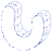 Curve U Wireframe Element from Volumetric Shapes Set