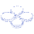 Flower 3 Wireframe Element from Volumetric Shapes Set