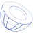 Half Sphere Wireframe Element from Volumetric Shapes Set