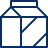 Milk Carton 1 Icon from Cyber Line Set