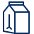 Milk Carton 2 Icon from Cyber Line Set