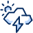 Day Storm Icon from Cyber Duotone - Free Set
