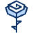 Rose 2 Icon from Cyber Duotone - Free Set