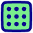 Grid Dots Icon from Plump Pop Set