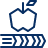 Book Apple Icon from Cyber Line Set