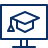Online Study Icon from Cyber Line Set