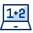 Online Study Math Icon from Cyber Duotone Set