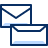 Envelope Double icon - Free transparent PNG, SVG. No Sign up needed.