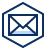 Mail Hexagon icon - Free transparent PNG, SVG. No Sign up needed.