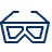 3d Glasses Icon from Cyber Line - Free Set