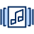 Music Playlist 1 Icon from Cyber Duotone - Free Set