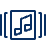 Music Playlist 1 Icon from Cyber Line - Free Set