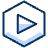 Play Media Video Hexagon Icon from Cyber Duotone - Free Set