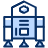 Star Wars R2 Icon from Cyber Duotone - Free Set
