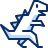 Dinosaur Icon from Cyber Duotone Set