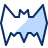 Sign Batman Icon from Cyber Duotone Set