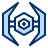 Star Wars Tie Fighter Icon from Cyber Duotone Set