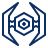 Star Wars Tie Fighter Icon from Cyber Line Set