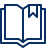 Book Open Bookmark 1 Icon from Cyber Line Set