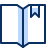 Book Open Bookmark 2 Icon from Cyber Duotone Set