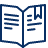 Book Open Bookmark 3 Icon from Cyber Line Set