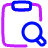 Clipboard Content Paste Search Icon from Plump Neon Set
