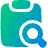 Clipboard Content Paste Search Icon from Plump Gradient Set