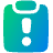 Clipboard Task Alert Icon from Plump Gradient Set