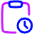 Clipboard Task Pending Action Icon from Plump Neon Set