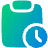Clipboard Task Pending Action Icon from Plump Gradient Set