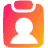 Clipboard Task Person In Charge Icon from Plump Gradient Set