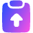 Clipboard Task Submitted Icon from Plump Gradient Set