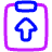 Clipboard Task Submitted Icon from Plump Neon Set