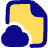 Document File Cloud Online Backup Icon from Plump Pop Set