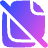 File Document Copy Duplicate Off Icon from Plump Gradient Set