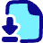 File Document Download Save Icon from Plump Pop Set