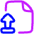 File Document Upload Publish Icon from Plump Neon Set