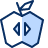 Apple 1 Icon from Cyber Duotone Set